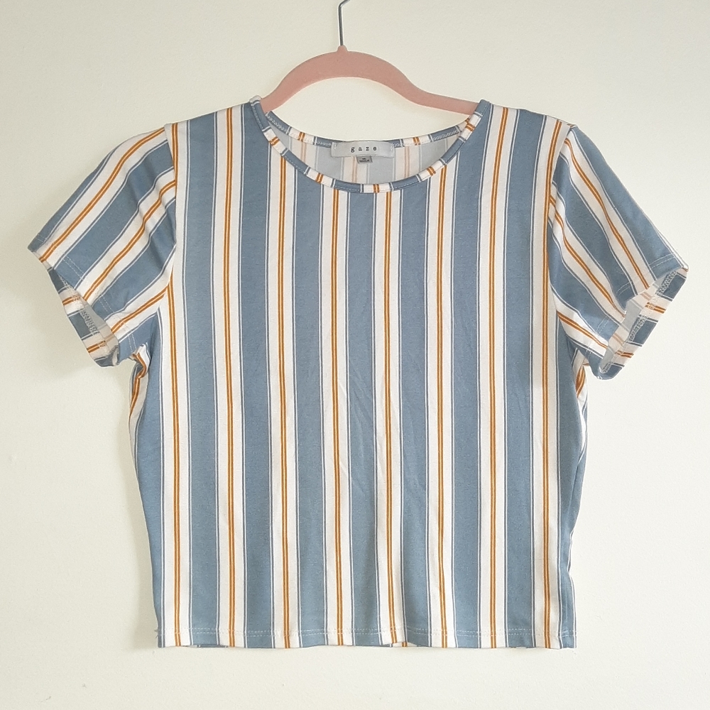 Striped Crop Top